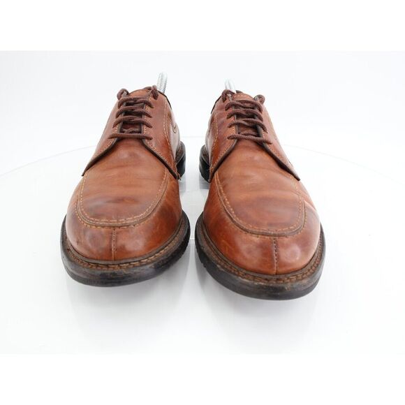 Allen Edmonds Wilbert Men’s Tan Brown Leather Split Toe Comfort Shoes Size 11C - Picture 3 of 12